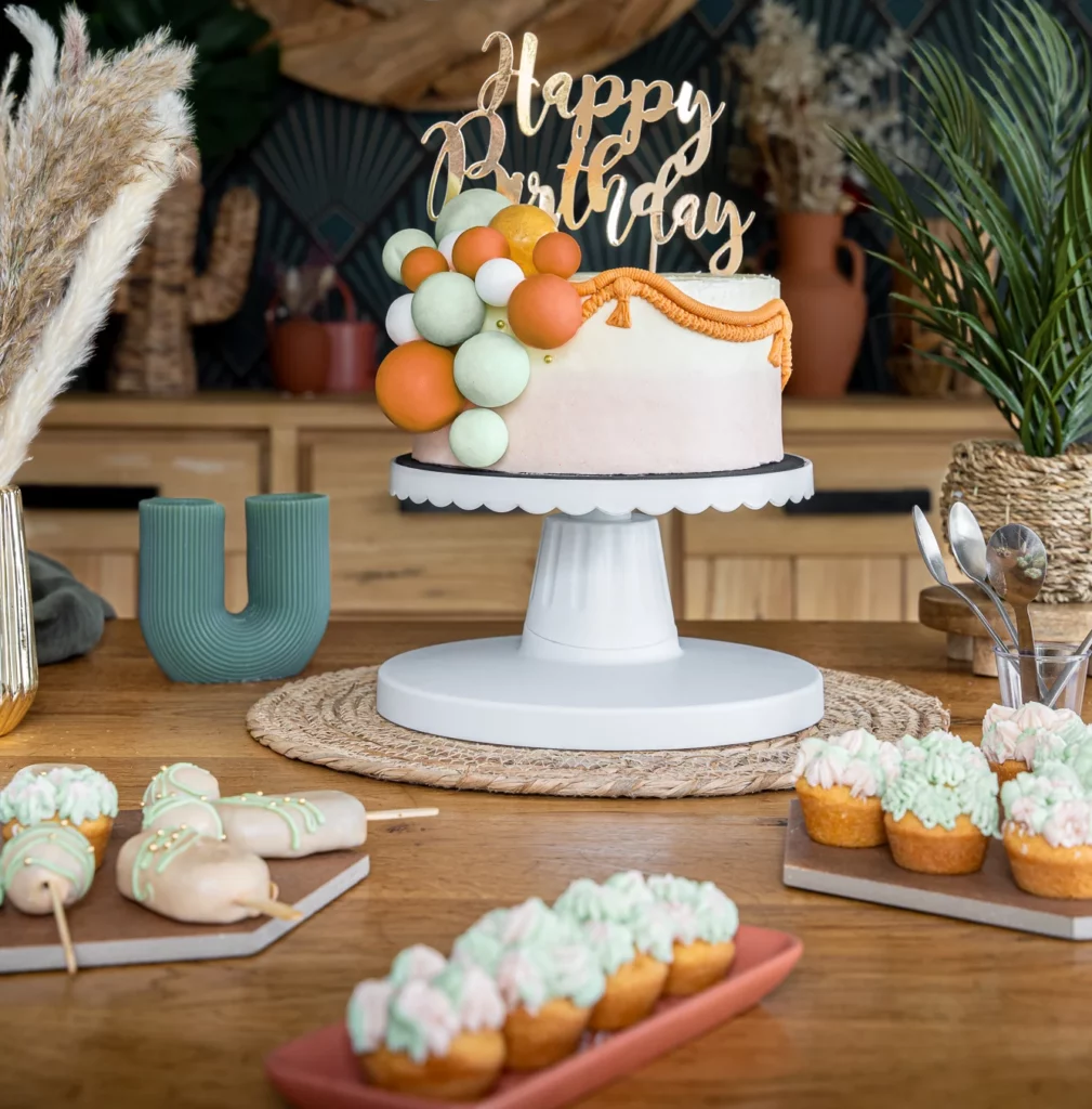 a cake on a table