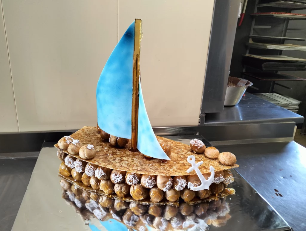 pièce montée bateau
