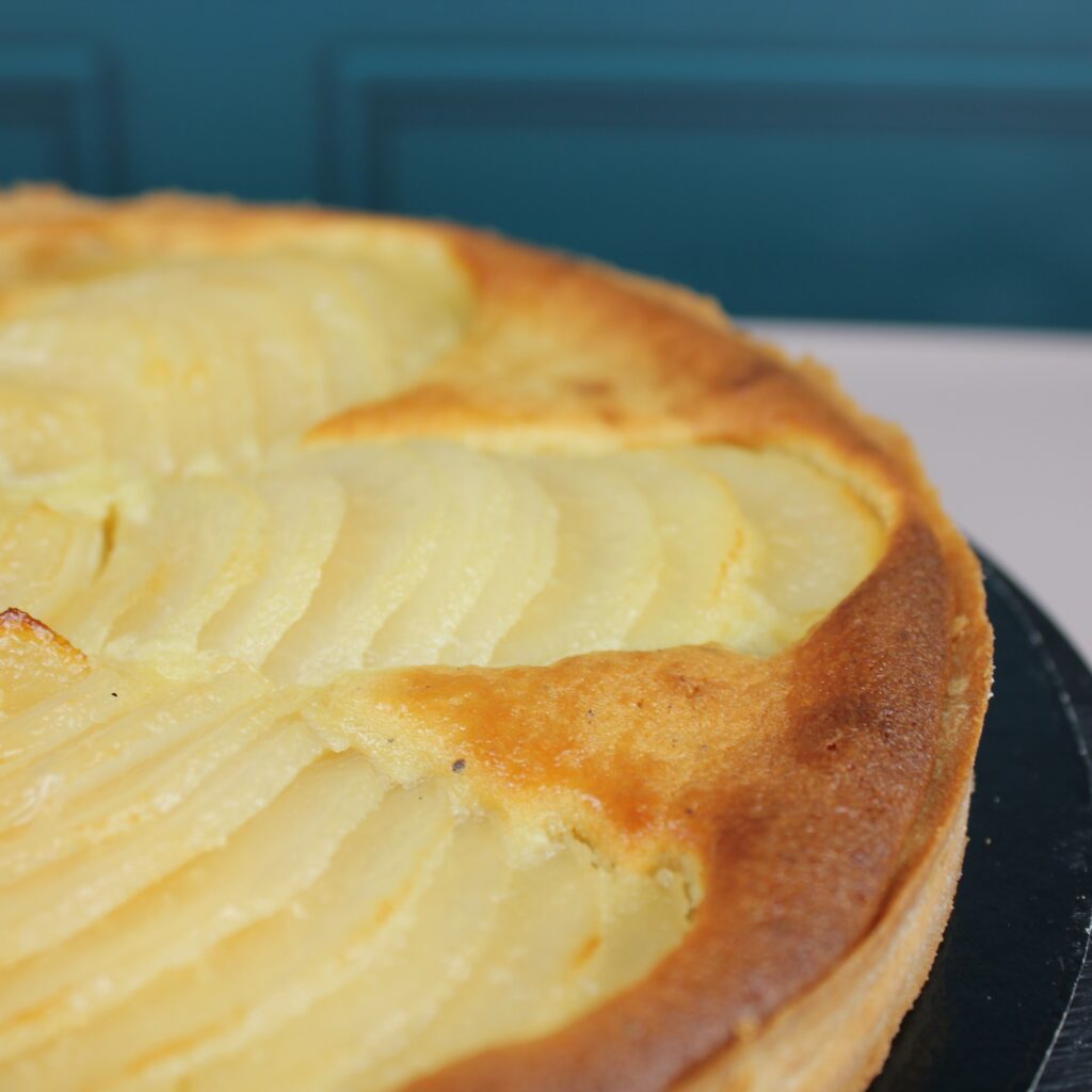 Tarte amandine aux poires