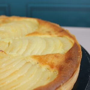 Tarte amandine aux poires