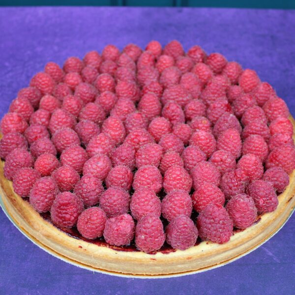Tarte aux framboises