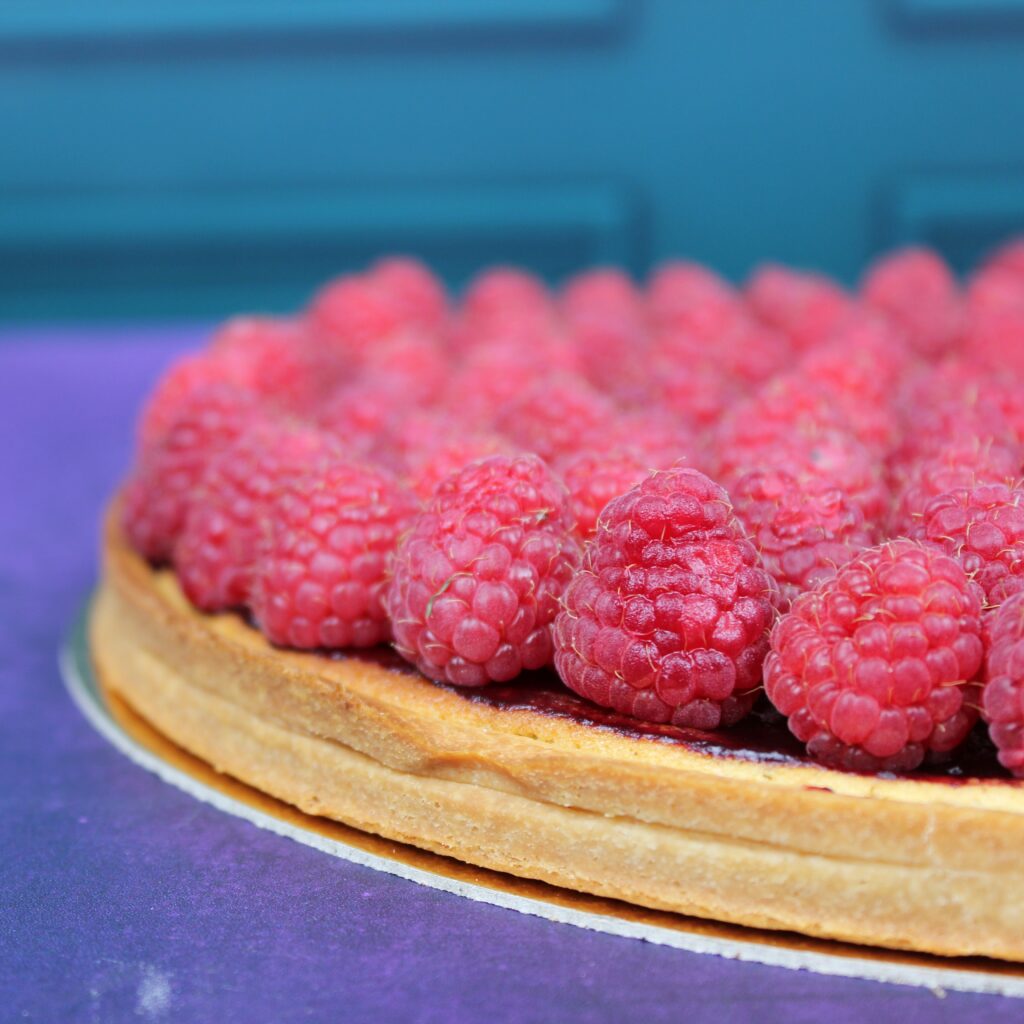 Tarte aux framboises