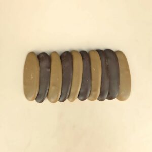 Languettes mélange chocolat noir et lait praliné