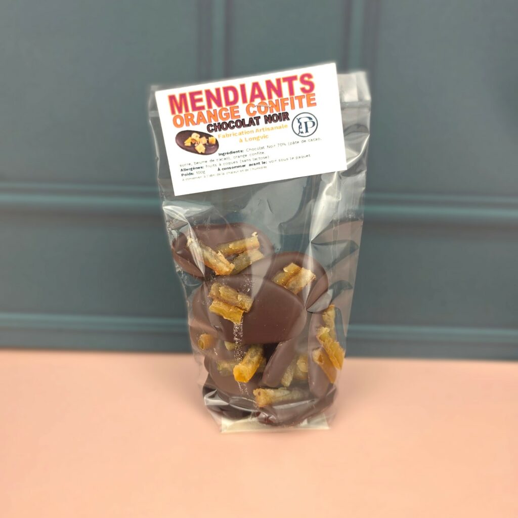 Mendiants orange confite