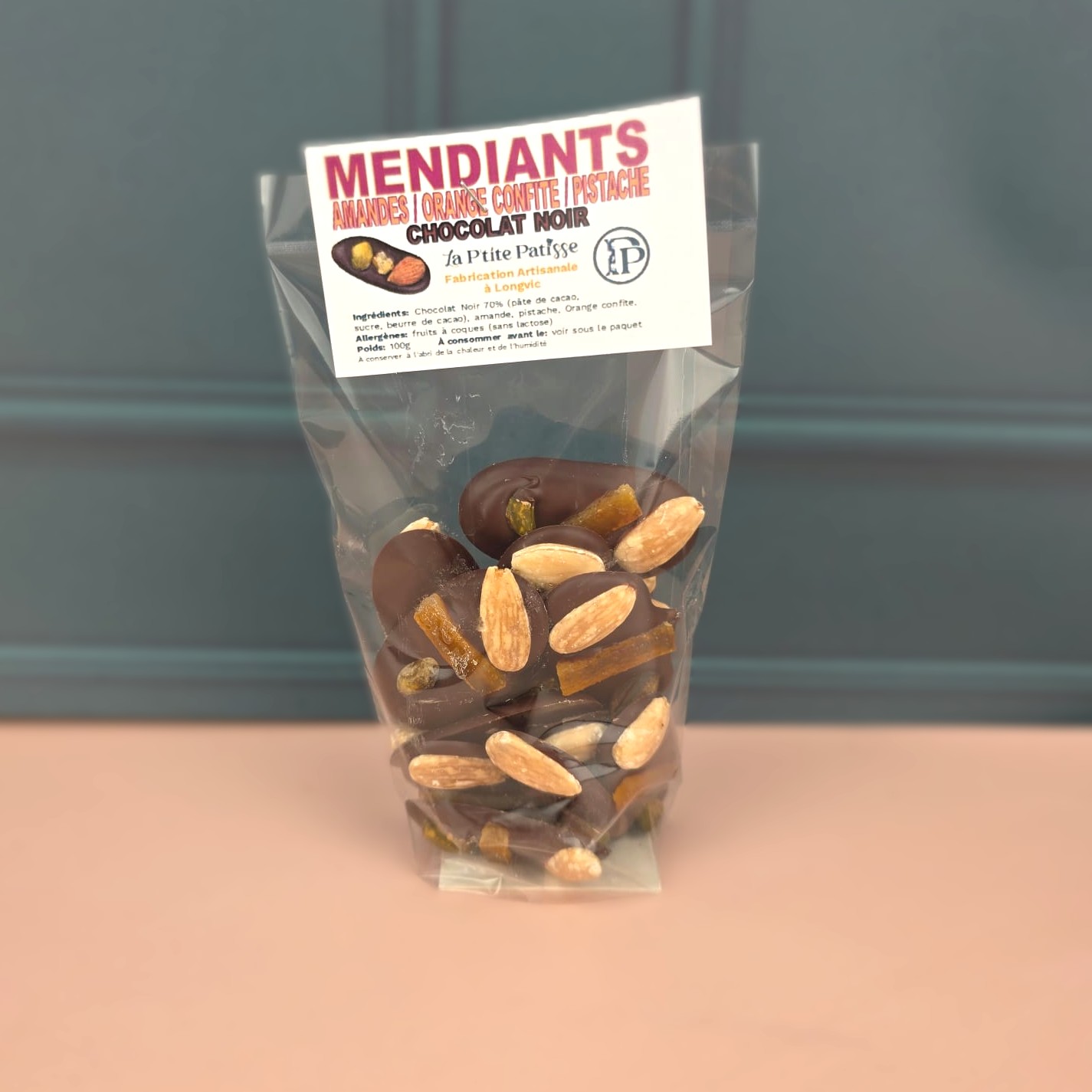Mendiants amande / pistache / orange confite – Image 3