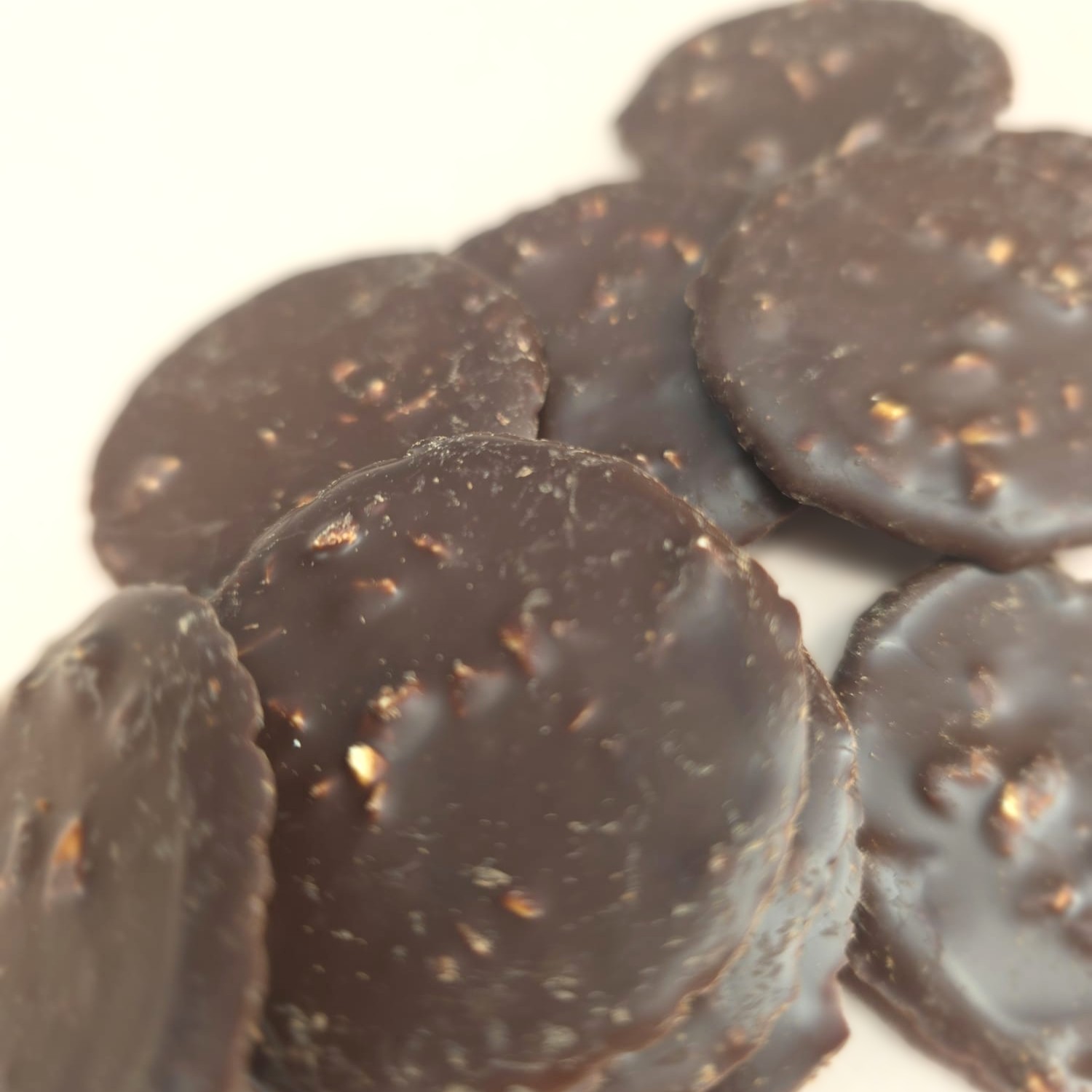 Palets chocolat noir brisures d