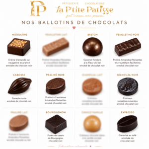 Ballotin de chocolats (chocolat noir) – Image 5