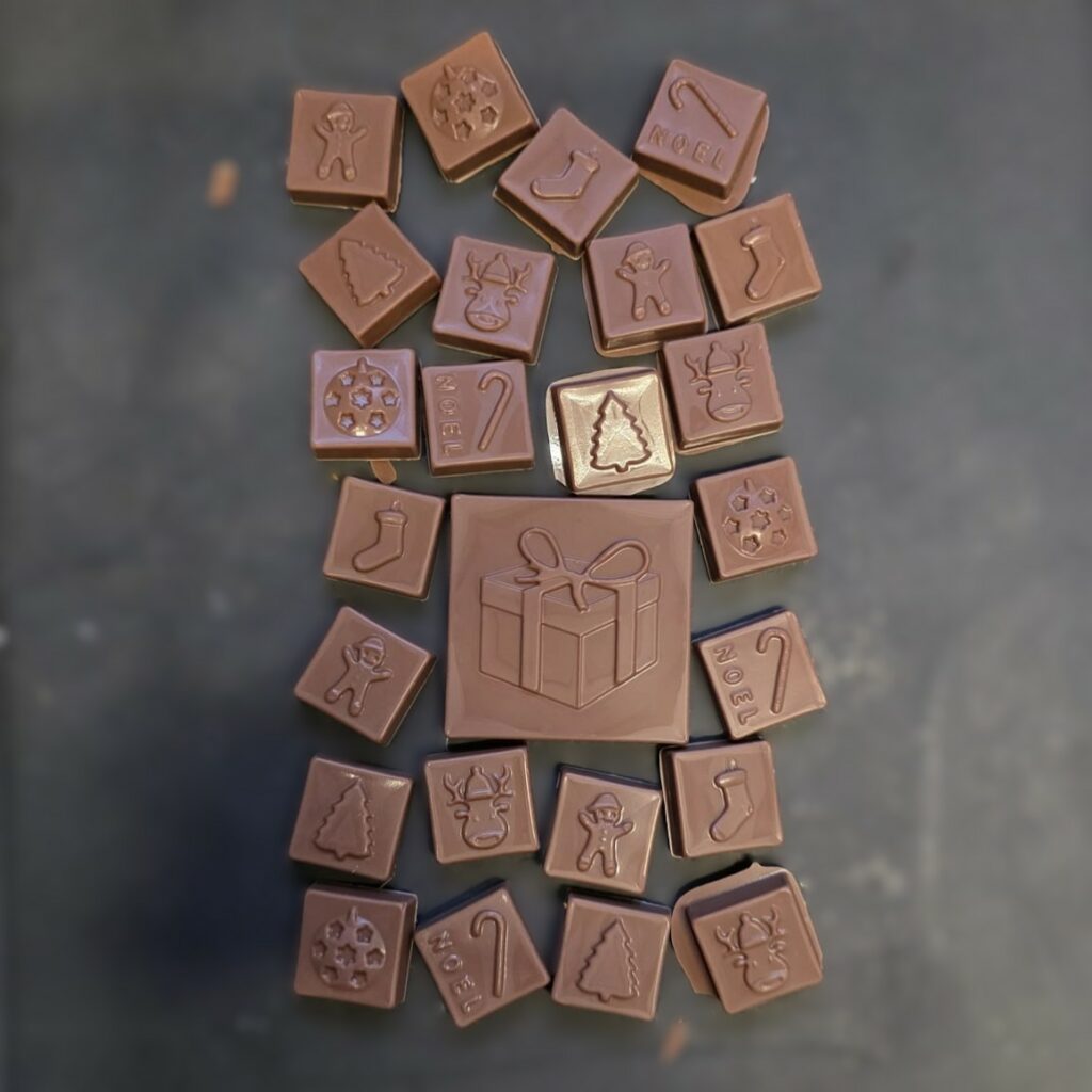 Calendrier de l'avent déco de Noël